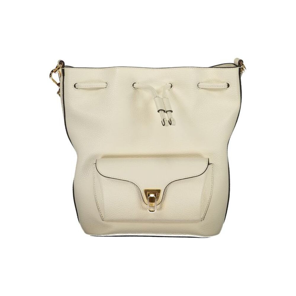 Coccinelle White Leather Women's Women's Bag